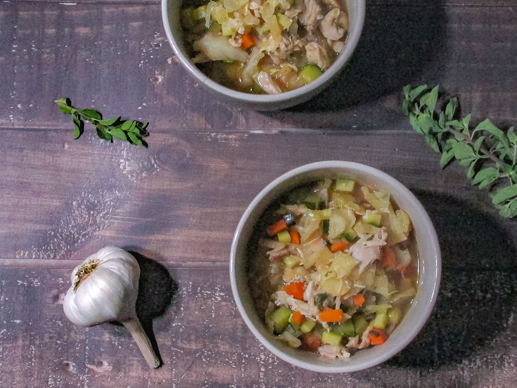 Quick  & Hearty Chicken and Vegetable Soup