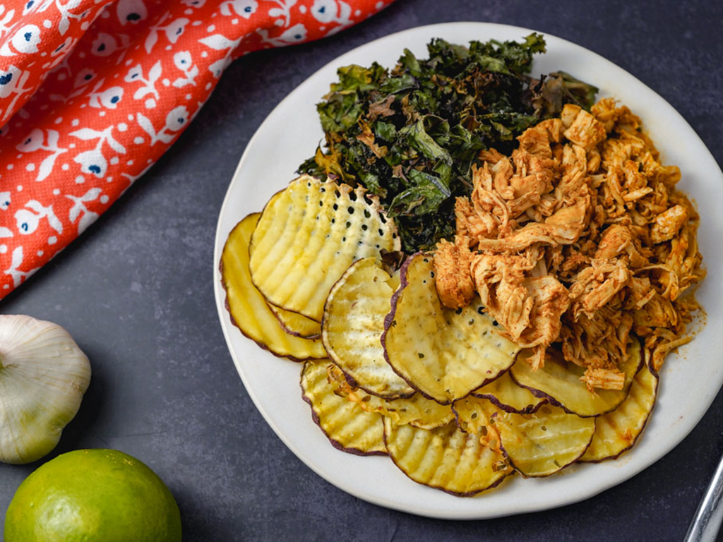 Chipotle Chicken with Sweet Potatoes and Kale – Quick and Easy