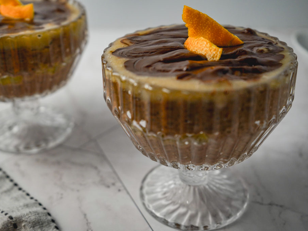 Chocolate Orange Chia Pudding -Easy & High Protein