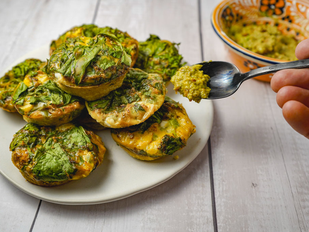 High Protein Guac & Roll Egg Bites