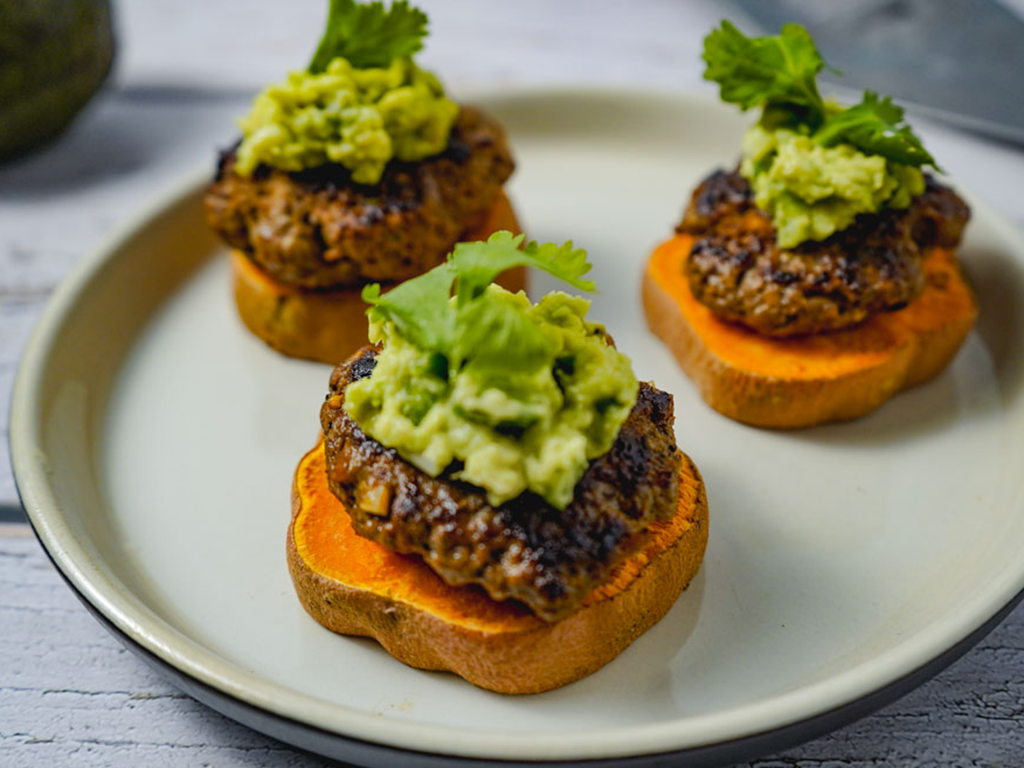 Mini Beef Sliders with Guacamole