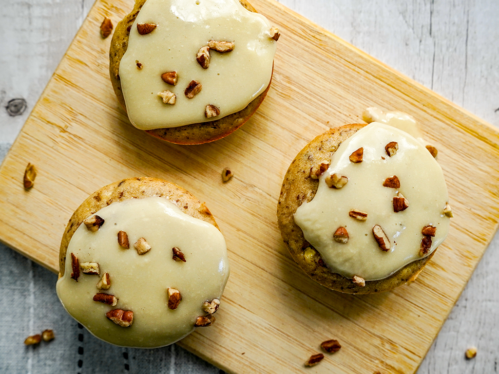 High Protein Hummingbird Cupcakes